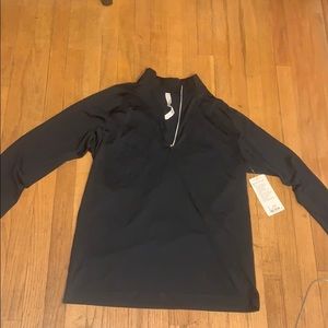 Navy Metal Vent Tech Half Zip Lululemon